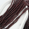 Granat kula gładka 4mm [sznur 39cm]