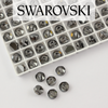 5062 Swarovski Silver Night Round Spike Bead 5,5mm - 1 hole [2szt]