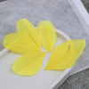 Naturalne pióro żółte 6x3cm [10szt]