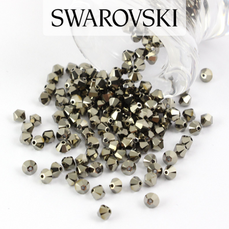 5328 Swarovski Xilion Bead 4mm Metallic Light Gold [6szt]