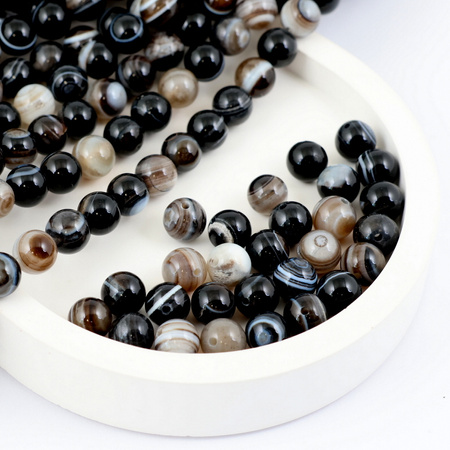 Sardonyks kula gładka 8mm