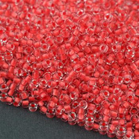Matubo 8/0 Crystal Red Neon Lined [10g]
