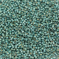 Miyuki Delica 11/0 Duracoat Galvanized Teal Matted [5g]