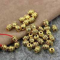 Przekładka metalowa beczka złota 6x5,5mm [20szt]