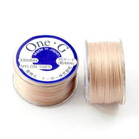One-G nici nylonowe beige 0,25mm [szpula 46m]