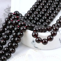 Granat kula gładka 8mm