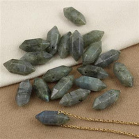 Labradoryt zawieszka grot 20x9mm