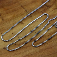 Łańcuszek stal szlachetna żmijka 2mm [1 metr]