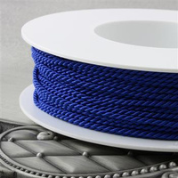 Sznurek skręcany szafirowy 2mm Pega [1 metr]