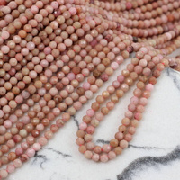 Rodonit kula fasetowana 3,5mm [sznur 38cm]