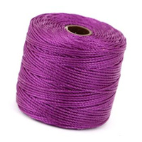 Nici nylonowe S-Lon bead cord PLUM 0,5mm/70m [szpula]