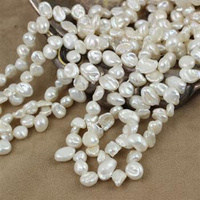 Perła słodkowodna biwa biała 9x7mm