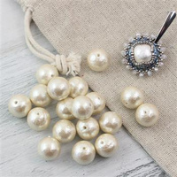 Miyuki Cotton Pearls Off - White kula 8mm
