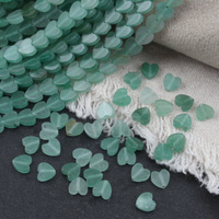 Awenturyn zielony serce 6mm [10szt]