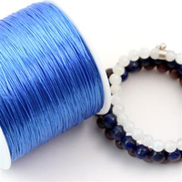 Gumka płaska nitkowa niebieska 0,6mm 