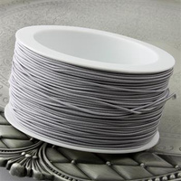 Gumka okrągła powlekana szara 1mm Pega [1metr]