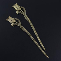 Baza szpilki do koka mosiężna tulipan 16cm