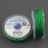 Griffin sznurek nylonowy zielony 2mm [1 szpula/10 m]