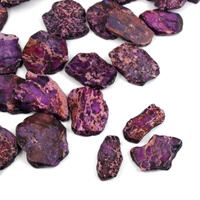 Jaspis lazurowe wybrzeże nieregularny plaster fioletowy