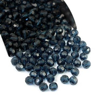 Preciosa Round Bead Montana 5mm [10szt]