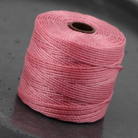 Nici nylonowe S-Lon bead cord PINK 0,5mm/70m [szpula]