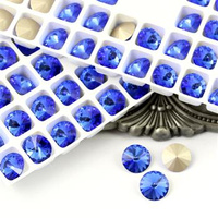 Preciosa Rivoli Maxima Sapphire 12mm [2szt]