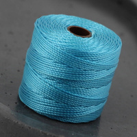 Nici nylonowe S-Lon bead cord NILE BLUE 0,5mm/70m [szpula]