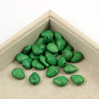 Howlit zielony łezka 15x12mm