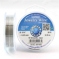 Griffin Linka stalowa jubilerska 19-splotowa 0,35mm [9 metrów]