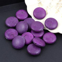 Howlit fioletowy moneta 12mm