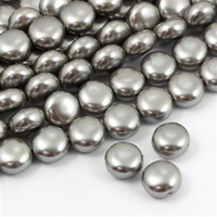 Perła seashell moneta stalowa 11mm