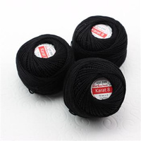 Kordonek Karat 8 czarny 10g/65m