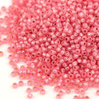 Toho Round 11/0 PermaFinish - Silver-Lined Milky Mauve [10g]