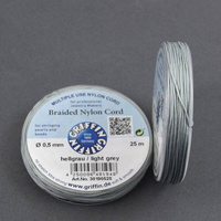 Griffin sznurek nylonowy stalowy 0,5mm [1 szpula/25 m]