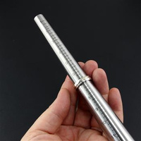 Rygiel stalowy okrągły z nutą do kształtowania obrączek