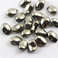 Tulip Petals 6x8mm Jet Argentic Full [10szt]