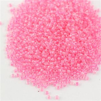 Toho Round 15/0 Inside-Color Crystal/Cotton Candy-Lined [5g]