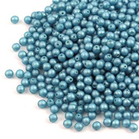 Round Beads Velvet Ice Blue 3mm [50szt]