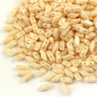 StormDuo 3x7mm Chalk White Champagne Luster [20szt]