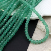 Awenturyn zielony oponka gładka 6x4mm [sznur 38cm]