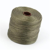 Nici nylonowe S-Lon bead cord OLIVE  0,5mm/70m [szpula]