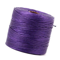 Nici nylonowe S-Lon bead cord PURPLE  0,5mm/70m [szpula]