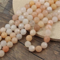 Awenturyn różowy kula fasetowana 10mm