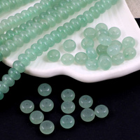 Awenturyn zielony oponka gładka 8x5mm 