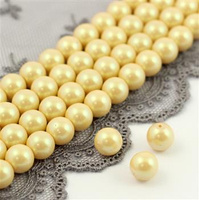Preciosa Nacre Round Pearl Maxima Pearlescent Yellow 8mm [4szt]