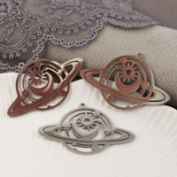 Zawieszka planeta stal szlachetna 40x25mm