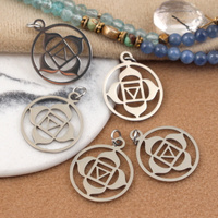 Zawieszka ażurowa stal szlachetna 19mm