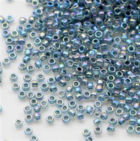 Toho Round 15/0 Inside-Color Rain Crystal Montana Blue Lined [5g]