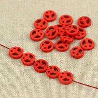 Howlit czerwony pacyfka 12mm