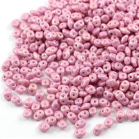 SuperDuo 2.5x5mm Luster Metallic Pink [5g]